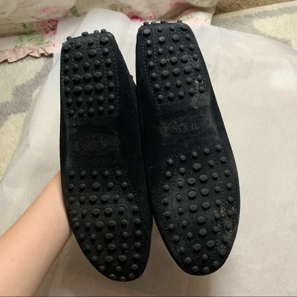 Tod's GOMMINO DRIVING SHOES black suede 38 - Picture 8 of 8
